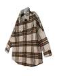 Mens Multicolor Plaid Long Sleeve Collared Button Front Jacket Size XL image number 3