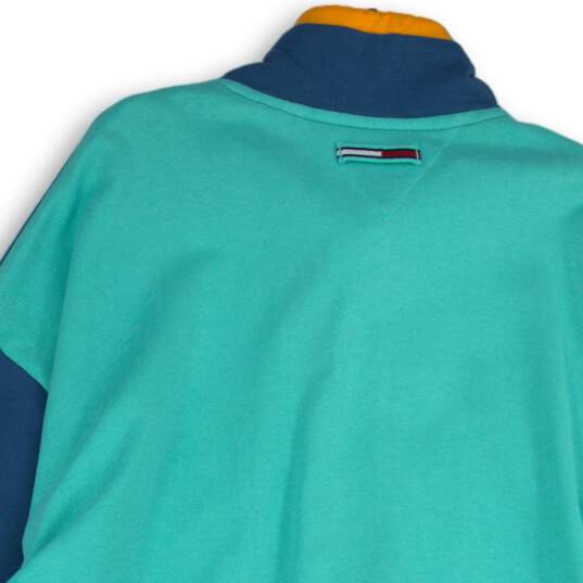 Tommy Hilfiger Denim Mens Multicolor 1/2 Zip Long Sleeve Pullover Sweatshirt XXL image number 4