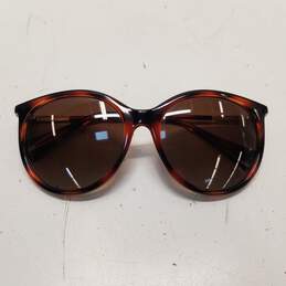 Ralph Lauren Brown Tortoise Shell Polarized Round Sunglasses