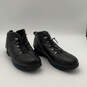 Mens A14M3 Black Leather Round Toe Lace-Up Ankle Hiking Boots Size 12M image number 2