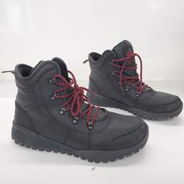 Columbia Fairbanks Omni-Heat Black/Rusty Red Leather Hiking Boots Men's Size 8.5 alternative image