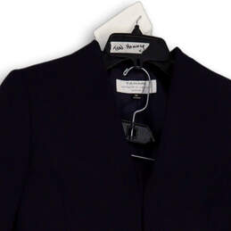 Mens Blue Collared Long Sleeve Front Pockets Formal Blazer Jacket Size 8P