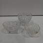 Lot of 3 Assorted Crystal Candy Dishes image number 1