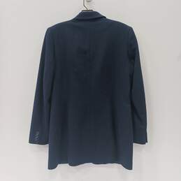 Land's End Blue Cashmere Blend Suit Jacket Women's Size 8 alternative image