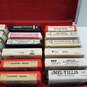 Lot of Assorted 8-Track Cassettes with Carrying Case image number 3