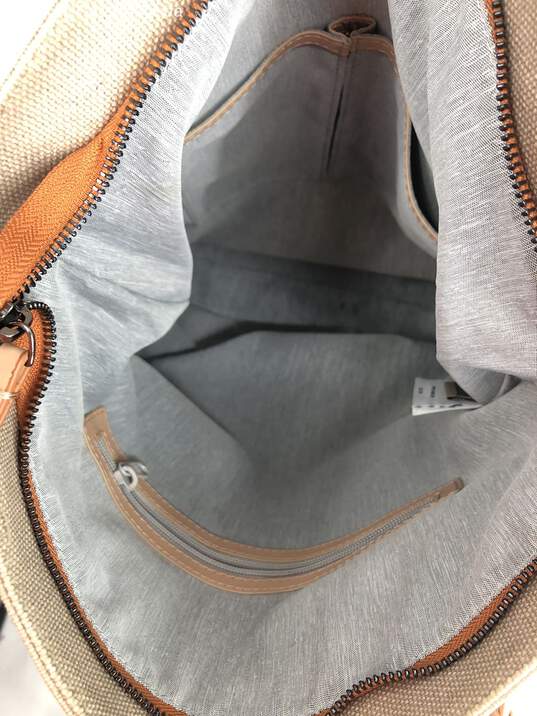Sherpani Womens Beige Inner Divider Adjustable Strap Top Handle Backpack image number 3