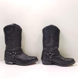 Harley-Davidson Men's Black Leather Harness Boots Size 9.5 alternative image