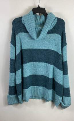 Time And Tru Blue Drape Sweater - Size XXL