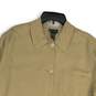 New York & Company Womens Tan Spread Collar Button Front Jacket Size Large image number 3
