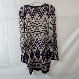 Romeo and Juliet Couture Purple Combo Sweater Dress Size M alternative image