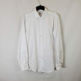 Calvin Klein Men White Dress Shirt sz L