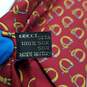 AUTHENTICATED Gucci Red Silk Tie image number 3