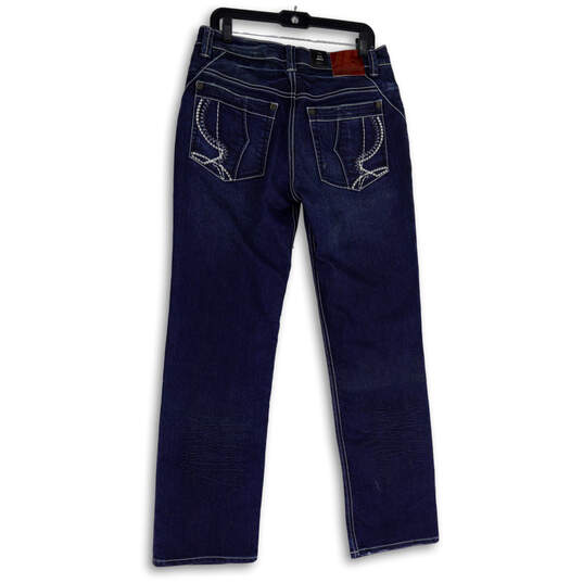 NWT Mens Blue Denim Medium Wash 5-Pocket Design Straight Leg Jeans Size 32R image number 2