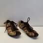 COACH Katelyn Tan Brown Signature Print Canvas Lace Up Sneakers Size 7 M image number 3