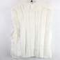 Unbranded Women White Faux Fur Vest M/L image number 2