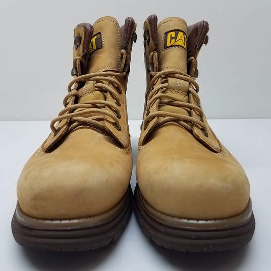 Caterpillar Baseplate Work Boot Wheat/Brown Size 11 image number 2