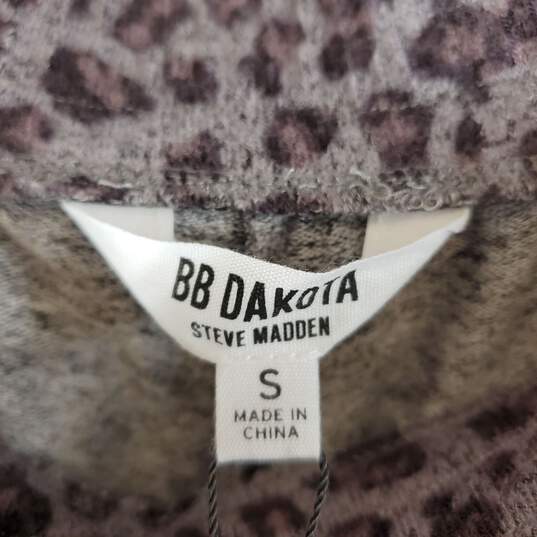 BB Dakota Women Grey Leopard Print Sweatpants NWT sz S image number 3