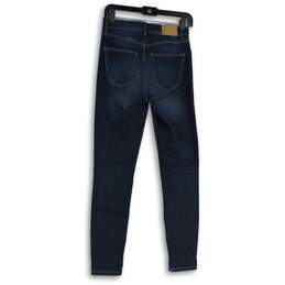 Zara Womens Blue Denim Medium Wash 5-Pocket Design Skinny Leg Jeans Size 6 alternative image