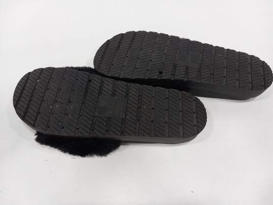 Sam Edelman Women's Black Fuzzy Sandals Size 11 image number 5
