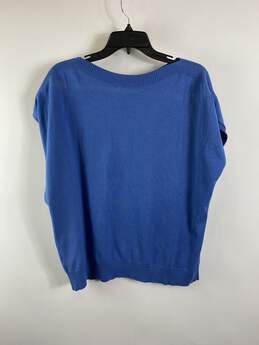 Talbots Women Blue Sweater Vest 1X NWT alternative image