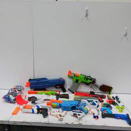 Bundle of Assorted Nerf Blasters, Ammo, & Accessories