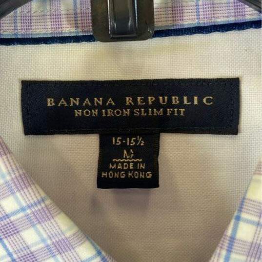Banana Republic Purple T-shirt - Size Medium image number 3