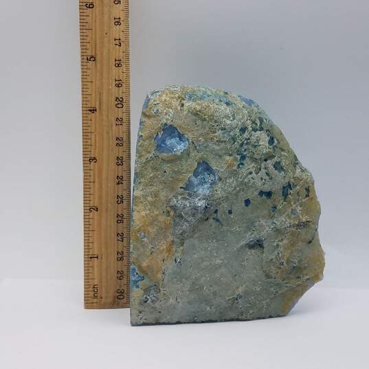 Blue Geode Single Book End 1.50lbs image number 6