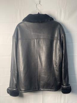 Leather Limited Men Bomber Leather Jacket Size S alternative image