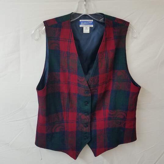 Pendleton Classic Wool Vest Adult Size 10 image number 1