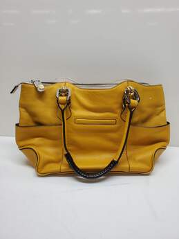 Makowsky Yellow Leather Shoulder Bag alternative image