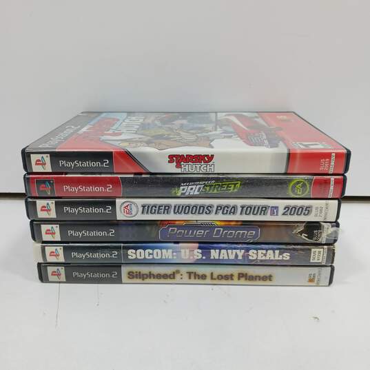 6pc. Assorted PlayStation 2 Video Game Lot image number 3