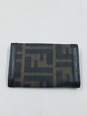 Authentic Fendi Zucca Brown Key Holder image number 2