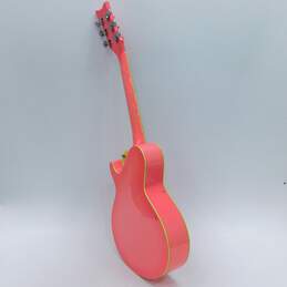Daisy Rock Brand 6260 Model Pink Acoustic Guitar w/ Shoulder/Playing Strap alternative image