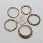 Assortment of 5 Vermeil Rings - 11.4g image number 11