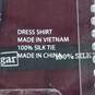 Haggar Men's Dress Shirt & Silk Tie Set Size XL 17 32-33 image number 7