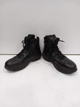 Reebok Black Leather Oil And Slip Resistant Boots Size 11.5W alternative image