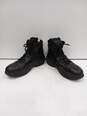 Reebok Black Leather Oil And Slip Resistant Boots Size 11.5W image number 2