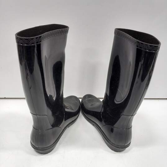 UGG Women's Black Rain Boots image number 3