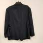 Mens Black Long Sleeve Notch Lapel Single Breasted Blazer Jacket Size 46 image number 2