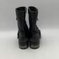Vince Camuto Womens Whynn Black Leather Round Toe Side Zipper Biker Boots Size 8 image number 2