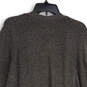 NWT Womens Gray Heather Long Sleeve Open Front Cardigan Sweater Size XL image number 4