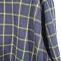 Mens Check Classic Fit Collared Long Sleeve Button-Up Shirt Size 2XLT image number 3