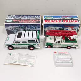 Pair of Hess Toy Vehicles IOBs