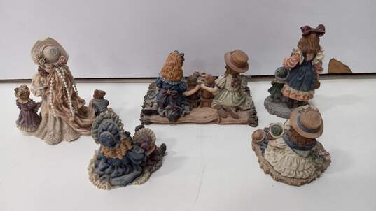Bundle of 5 Assorted Boyds Yesterday's Child Resin Figurines image number 2