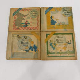 Vintage Bubble Books Children's Story Books with Records