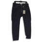 NWT Womens Blue Denim Dark Wash 5-Pocket Design Skinny Jeans Size 31R image number 1