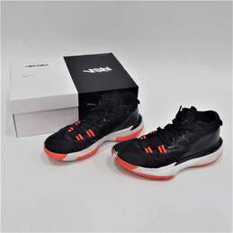 Jordan Zion 1 Black White Bright Crimson Men's Shoes Size 9.5