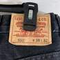 Men's Black 550 Relaxed Fit Jeans, Sz. 38x32 image number 3