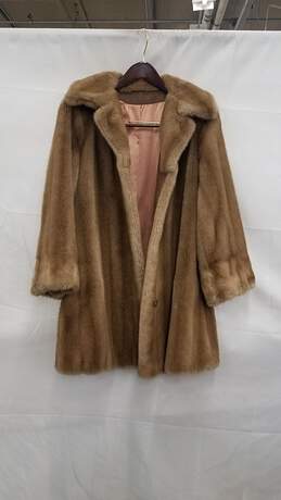 Grandella II Sportowne Vintage Faux Fur Coat