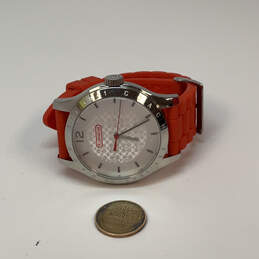 Designer Coach Maddy Silver-Tone Stainless Steel Round Analog Wristwatch alternative image